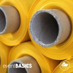 Standard Lackfolie 130cm x 30m 150µm sonnengelb (733) eventBASICS